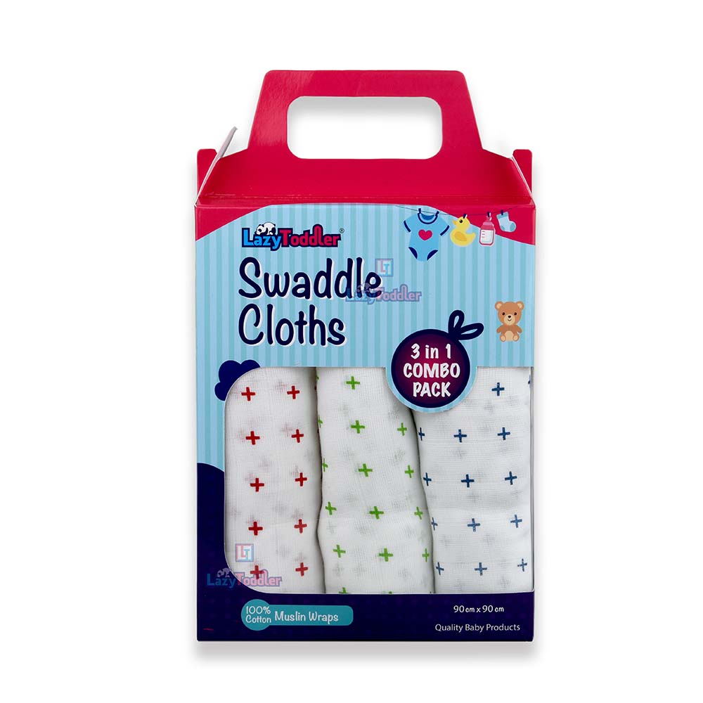 Cotton comfort for infants Baby sleep essentials Twin-pack muslin cloths Luxe swaddle blanket pair lazytoddler.com