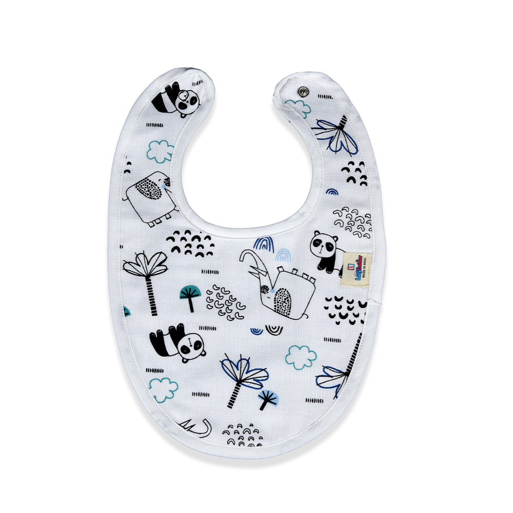 Cotton Muslin Bibs Pack Of 3 - Fox -Triangle - Panda
