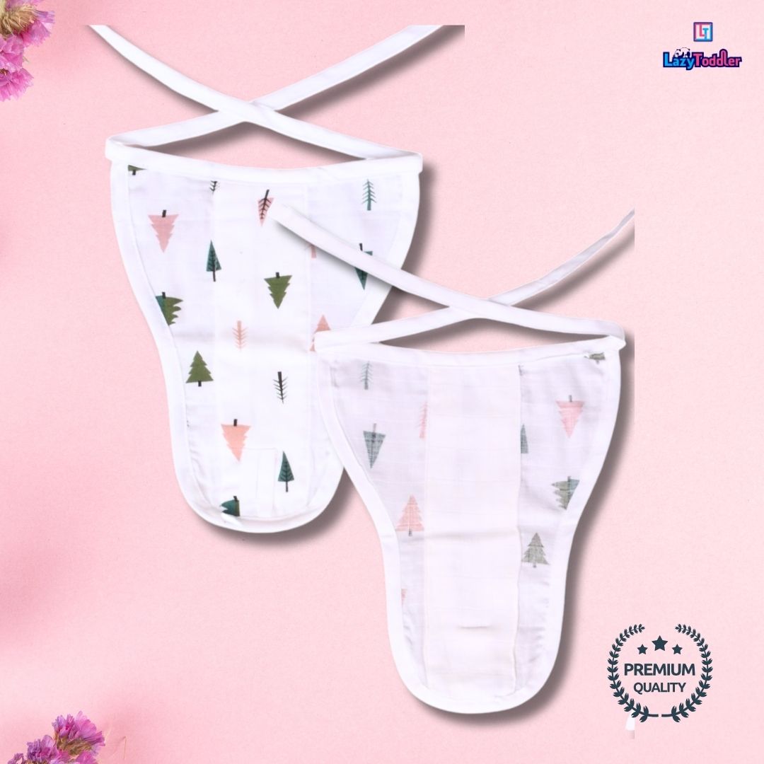 Lazytoddler Muslin Padding Nappy (Crane , Dino , Car) – Pack of 3