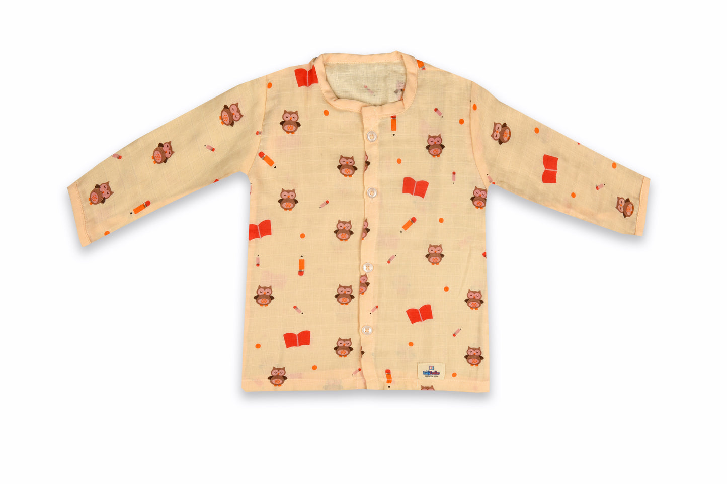 Owl Design Pant and Shirt Set for Babies