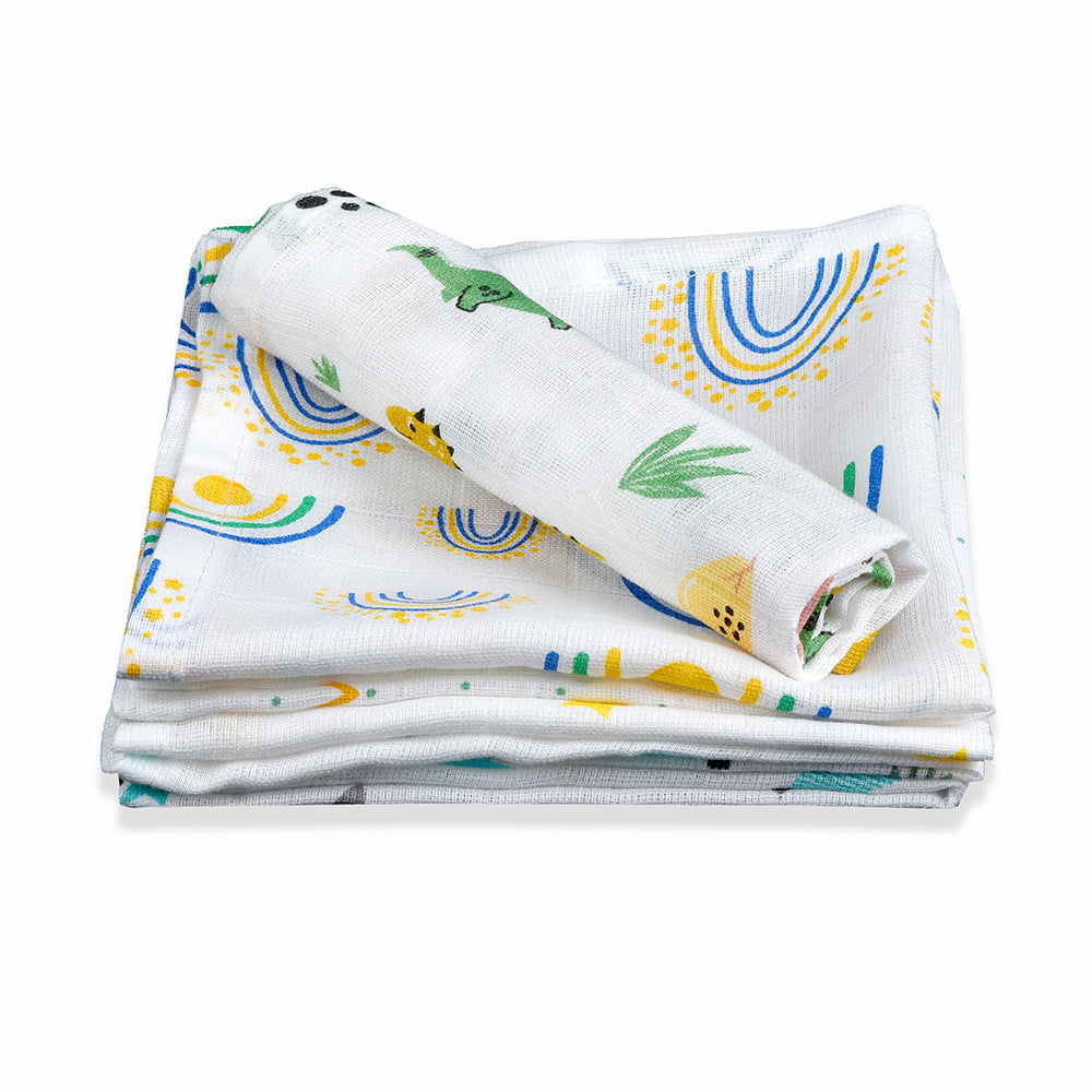 Baby Gift Set for New Parents – Set of 5 – Rainbow & Blue Star