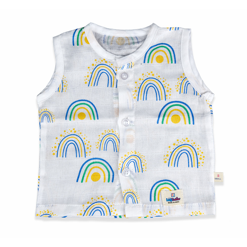 Baby Gift Set for New Parents – Set of 5 – Rainbow & Blue Star