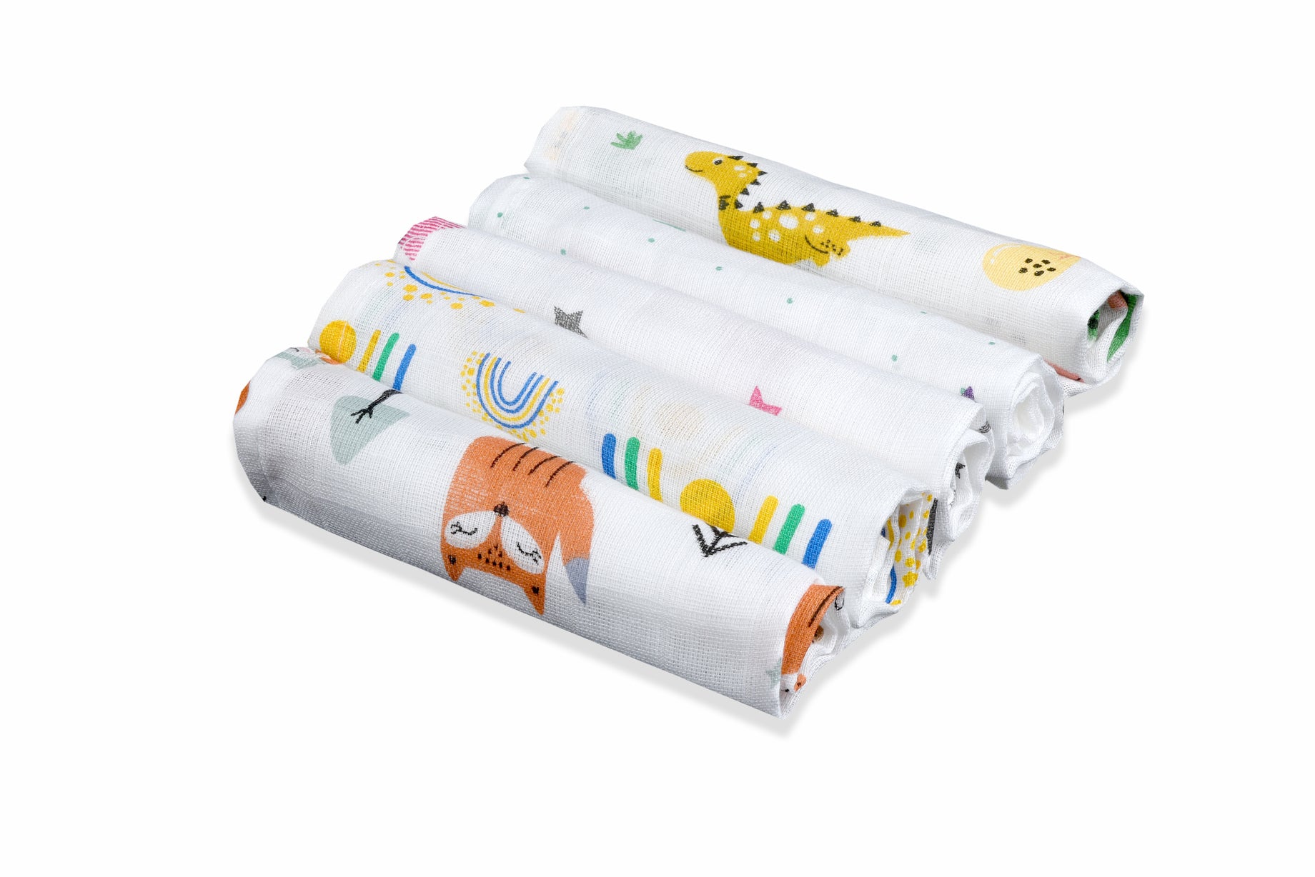 Coordinated Wash Cloth Set Cute Baby Towels Variety of Colors and Designs Delicate Baby Care Cloths Adorable Animal Prints Baby Shower Gift Ideas