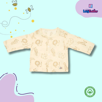 Muslin Premium Co-ord Set Full Shirt and Pant Designer Suit (Animal)