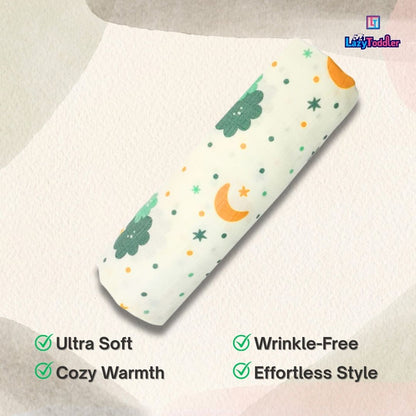 Premium Organic Muslin Cotton Swaddle Single Cloud Desgine
