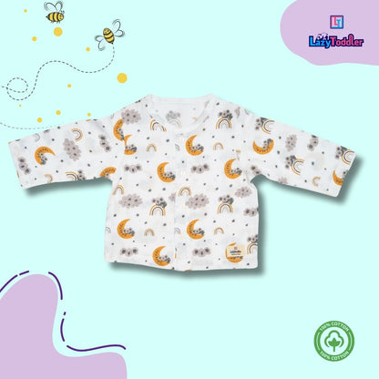 Muslin Premium Co-ord Set Full Shirt and Pant Designer Suit (Moon)