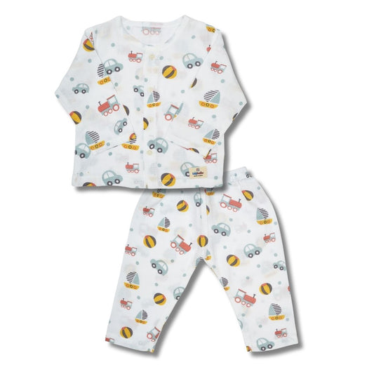 Muslin Premium Co-ord Set Full Shirt and Pant Designer Suit (Car Ball)