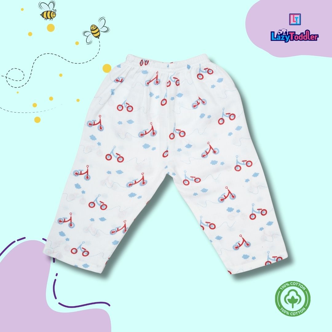 Premium Muslin Chinese Collar Co-ord Set Full Shirt & Pant (Cycle)