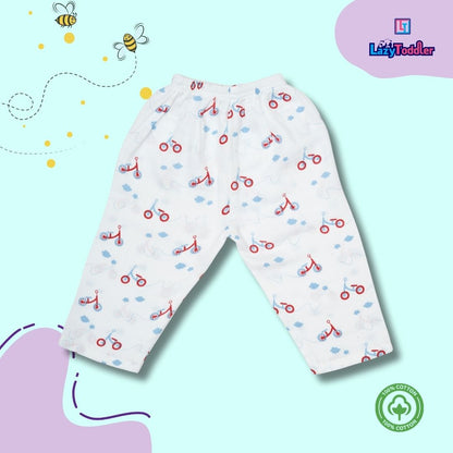 Premium Muslin Chinese Collar Co-ord Set Full Shirt & Pant (Cycle)