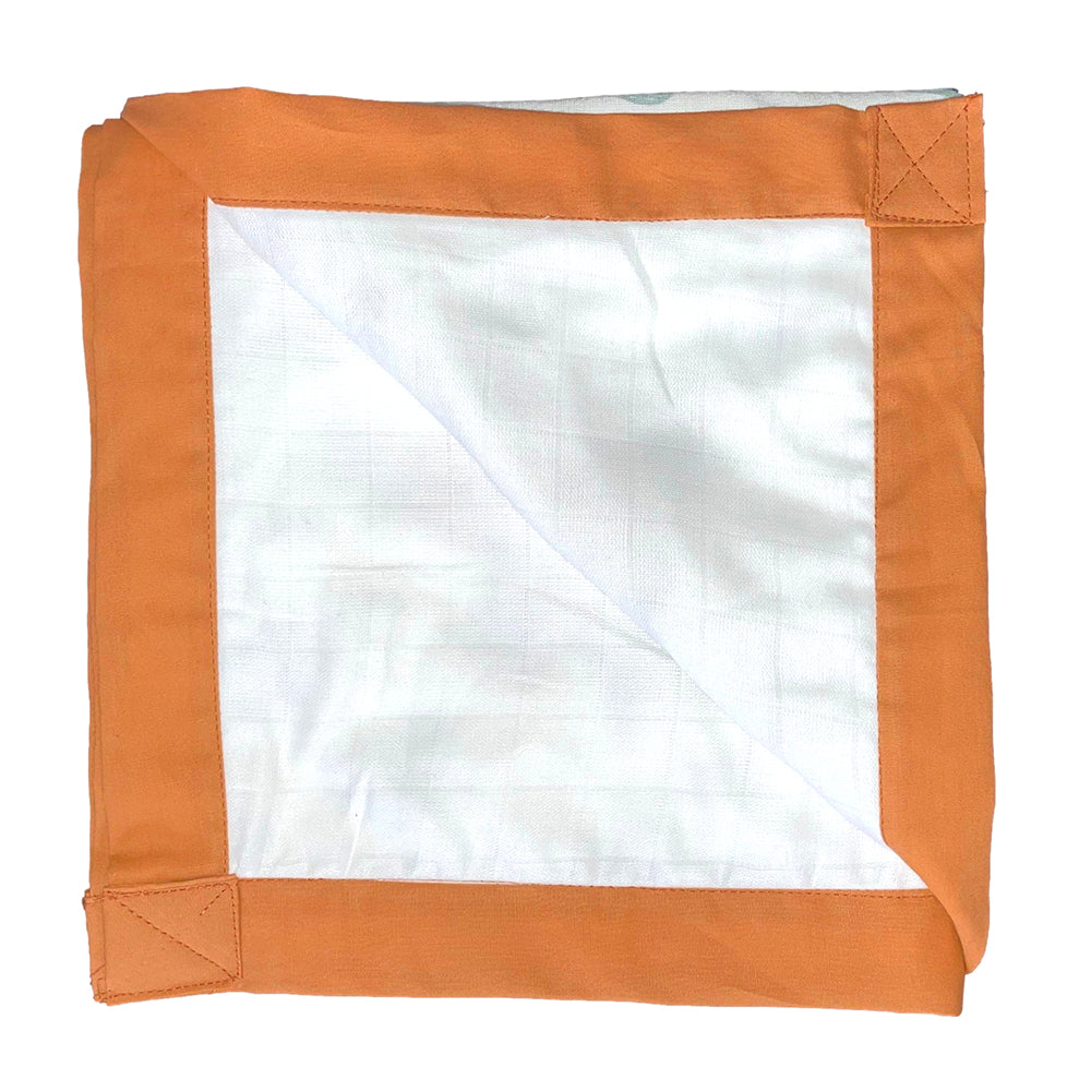 Muslin Quilt - 6 layers of of Incredibly Muslin Softness Great for Toddler and Young Child - Fox Design