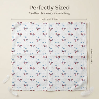 muslin swaddle se tree dino cloud size 