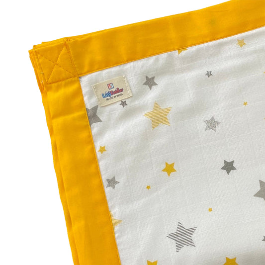 Nursery Essentials Children's Bedroom Decor Quilted Muslin Blanket Soft Layers for Little Ones