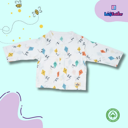 Muslin Premium Co-ord Set Full Shirt and Pant Designer Suit (Kite)