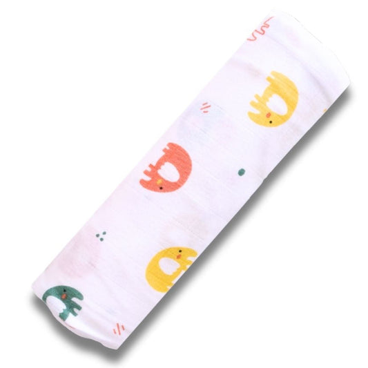 Premium Organic Muslin Cotton Swaddle Single Elephant Desgine