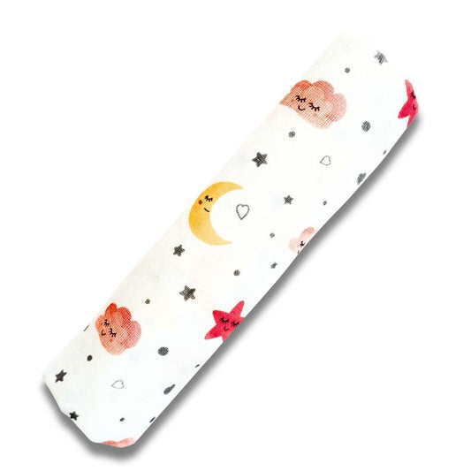 Premium Organic Muslin Cotton Swaddle Single Moon Desgine