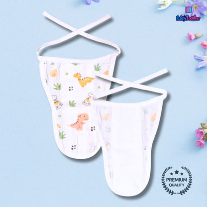 Lazytoddler Muslin Padding Nappy (Alphabet) – Pack of 5