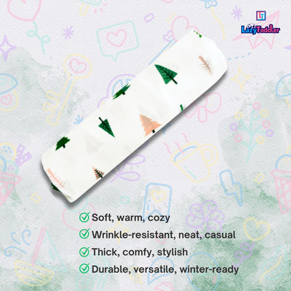 Lazytoddler Muslin Swaddle 100x115 cm Printed Design – Tree