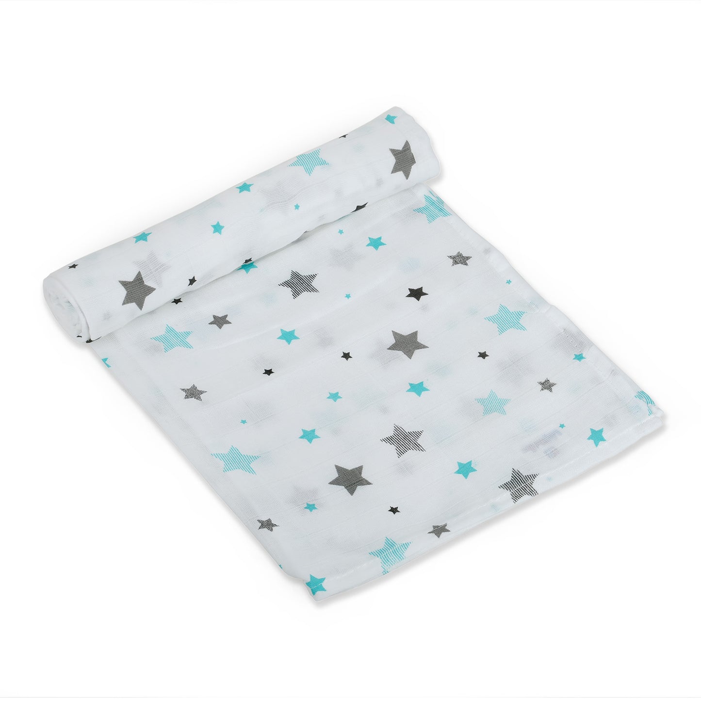 Muslin Essential Swaddle Wrap Single – Blue Star
