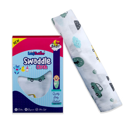 Muslin Essential Swaddle Wrap Single – Car